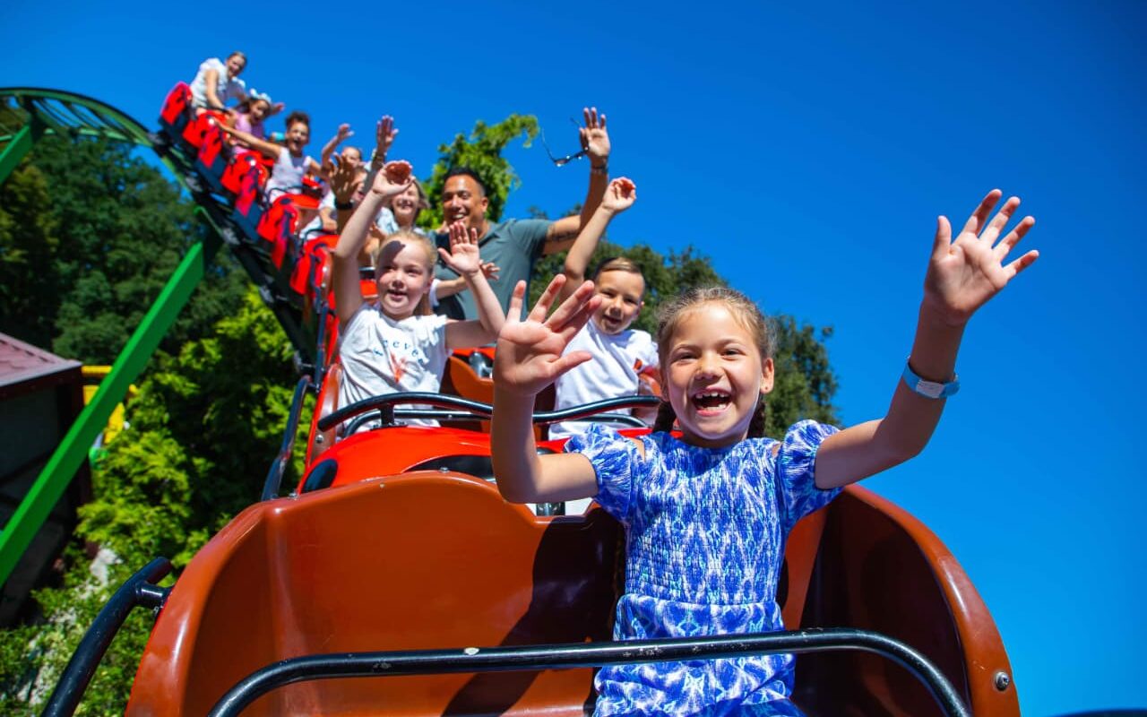 achtbaan amusementspark tivoli