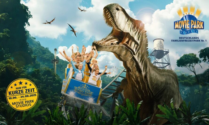 Beleef de prehistorie bij Movie Park Germany: ontdek de “World of Dinos” deze zomer!