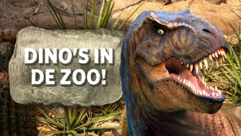 Bewonder bewegende dinosaurussen bij Burgers’ Zoo: Dino’s in de Zoo 2025